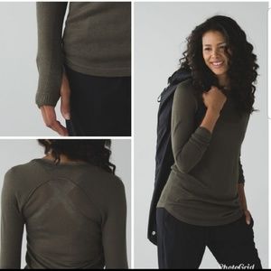 lululemon athletica Sweaters - Lululemon, olive green Sunshine Coast sweater lululemon athletica Sweaters - Lululemon, olive green Sunshine Coast sweater